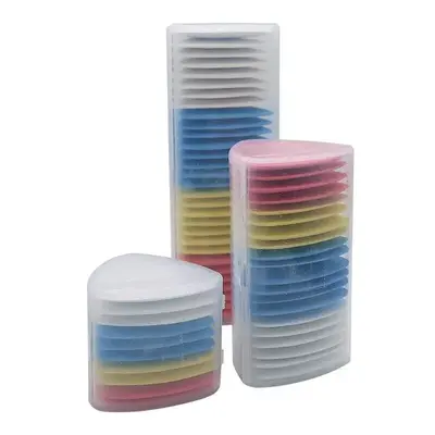 Triangle Sewing Chalk, 10/20/30pcs Sewing Fabric Chalk & Storage Box, Sewing Tool Kit for Quilting, Sewing Supplies Accessori...