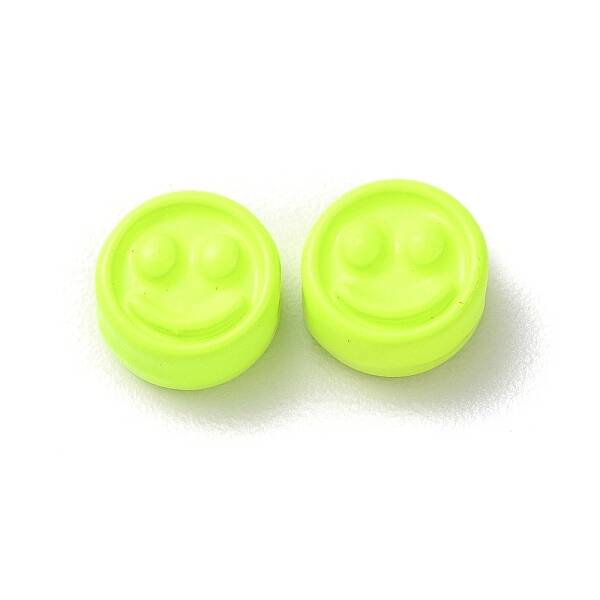 Spray Painted Alloy Beads