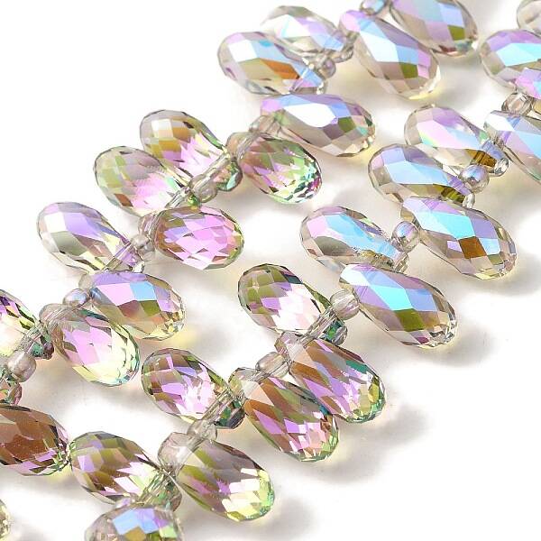 Electroplate Glass Beads Strands