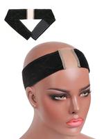 Women's Wig Grip Band, Adjustable Headband with Transparent Lace, Non Slip Velvet Wig Grip Band, Keeps Your Wigs and Head Sca...