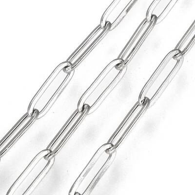 Tarnish Resistant 304 Stainless Steel Paperclip Chains