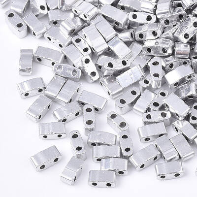 Electroplate Opaque Glass Seed Beads