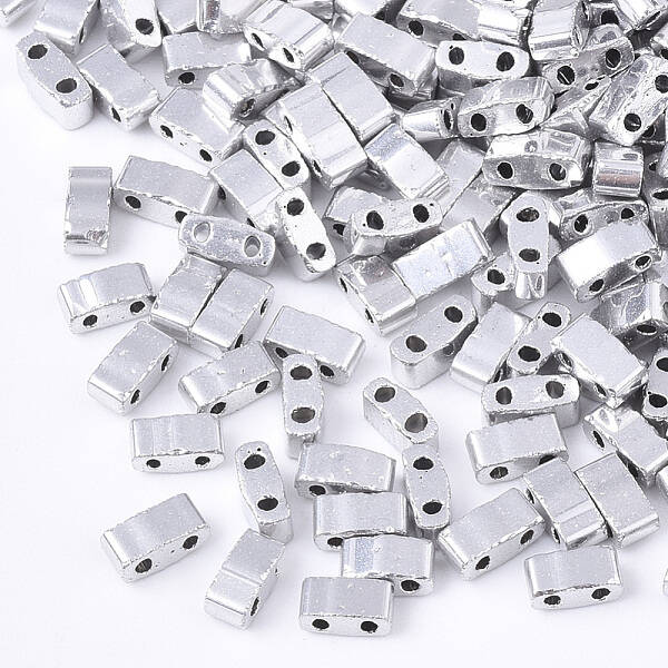 Electroplate Opaque Glass Seed Beads