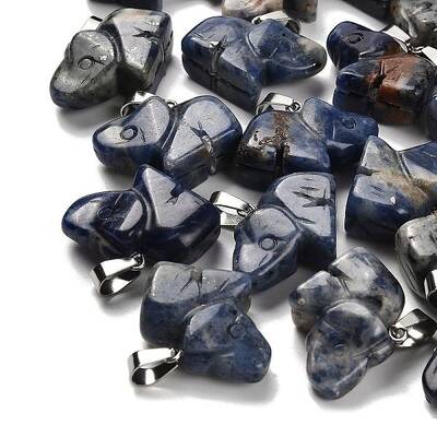 Natural Sodalite Pendants