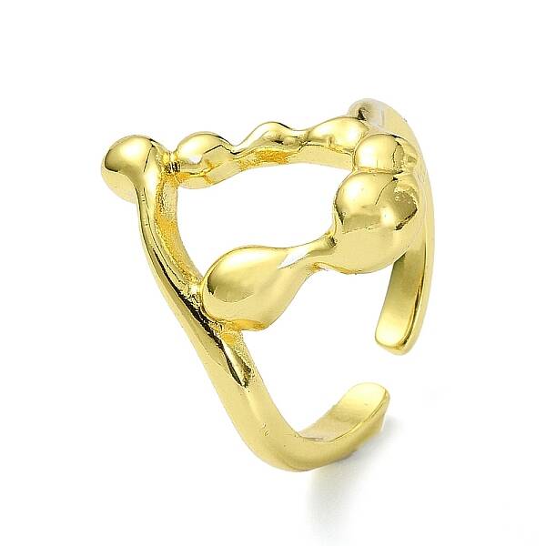 Brass Open Cuff Ring