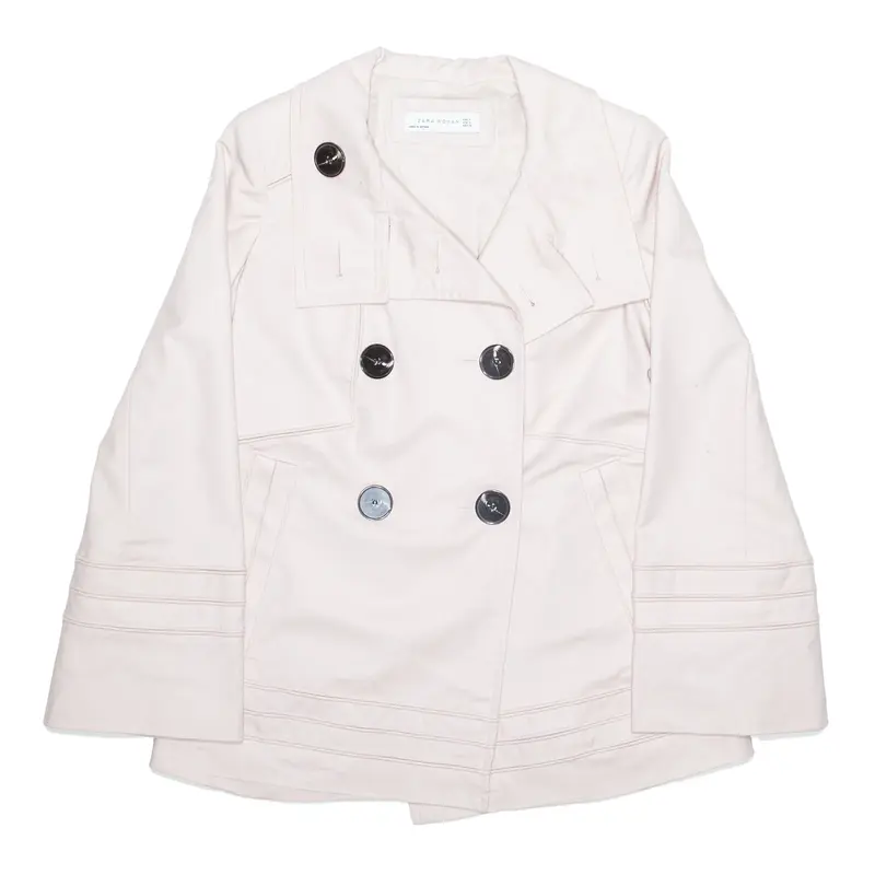 ZARA Pastel Pink Overcoat Coat Womens S