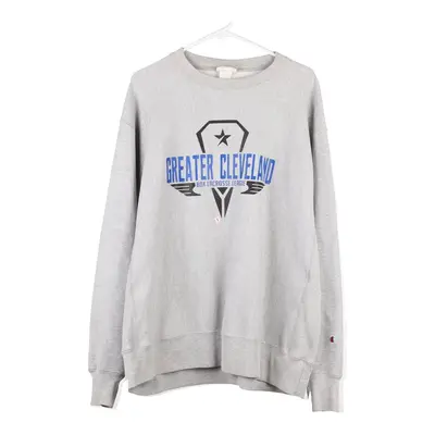 Reverse Weave Champion Sweatshirt - XL Grey Cotton Blend