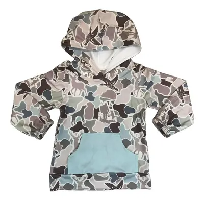 Boy Mallard Hoodies Boy Winter Hoodies top Hunting Clothing