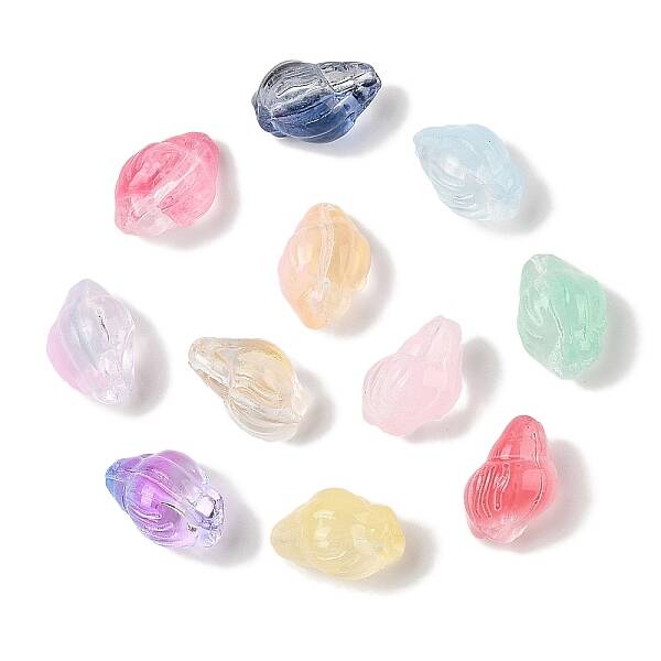 Transparent Spray Paint Glass Beads
