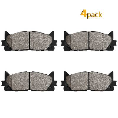 Garvee Rear Brake Pads, 4Pcs Premium Ceramic Replacement Brake Pad Set for 2009-2013 Matrix, 2006-2018 RAV4, 2009-2010 Vibe, ...