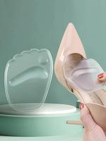 1 Pair Transparent Foot Cushion for Women, Reusable Silicone Foot Protector for High Heels, Anti-slip Forefoot Pads for Women...