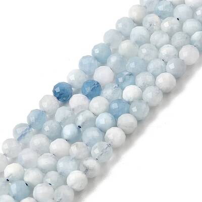 Natural Aquamarine Beads Strands