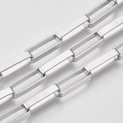 Unwelded Iron Paperclip Chains