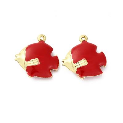 Brass Enamel Pendants