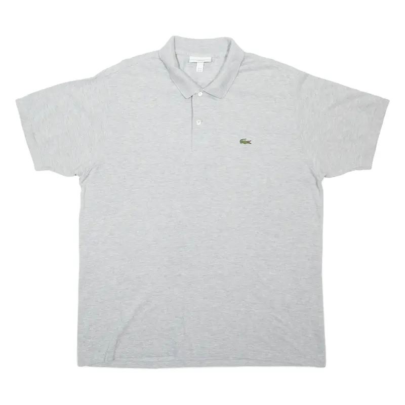 LACOSTE Mens Polo Shirt Grey XL