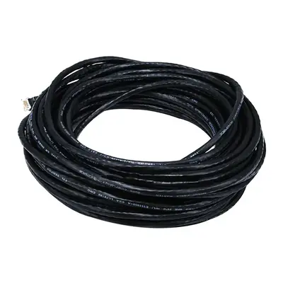 2323 Monoprice Cat6 Ethernet Patch Cable Snagless RJ45 Stranded 550MHz UTP Pure Bare Copper Wire 24AWG 50ft Black
