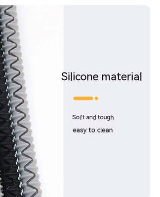 Microwave Oven Silicone Oven Heat Insulation Anti-scald Rack | Color: Gray Single
