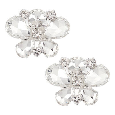 2Pcs Alloy Rhinestone Wedding Shoe Decorations