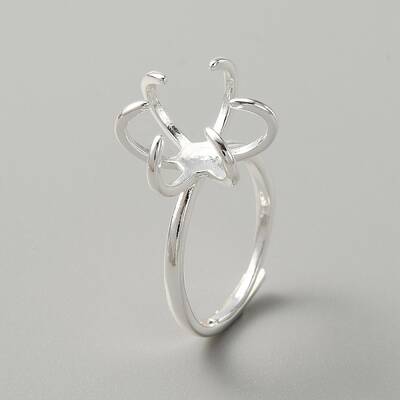 Adjustable Brass Finger Ring Components