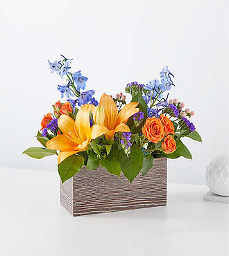 Radiant Citrus Box Bouquet