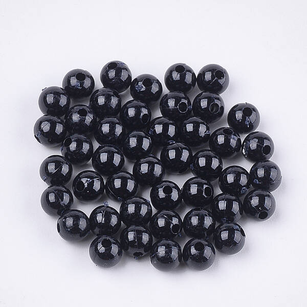 Opaque Plastic Beads