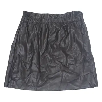 ZARA Womens A-Line Skirt Black Short M