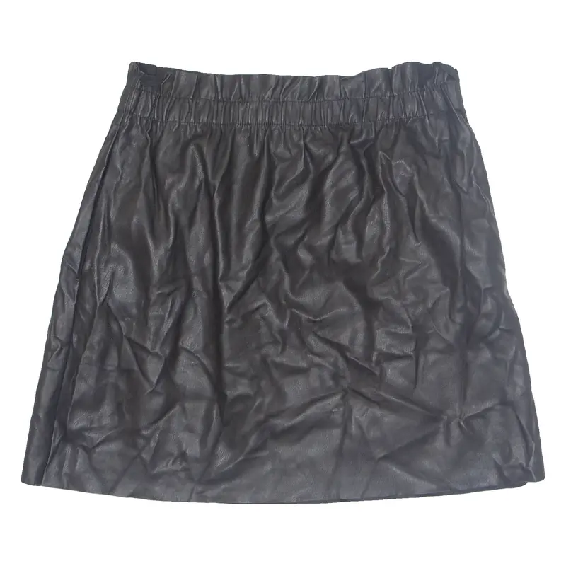 ZARA Womens A-Line Skirt Black Short M