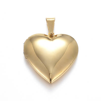 Ion Plating(IP) 316 Stainless Steel Locket Pendants