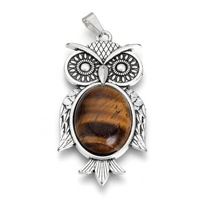 Natural Tiger Eye Big Pendants