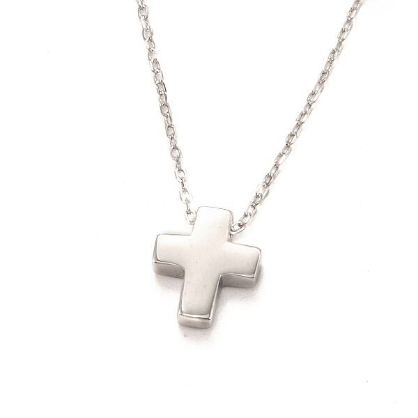 Anti-Tarnish Rhodium Plated 925 Sterling Silver Pendant Necklaces