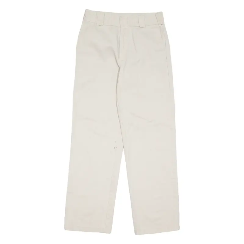 DICKIES Chino Mens Trousers Beige Regular Straight W26 L28