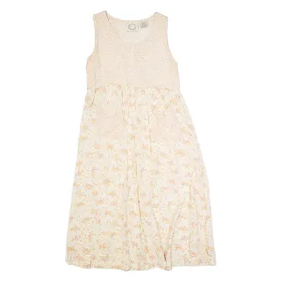 ERIKA Womens Maxi Dress Pink 90s Floral Sleeveless Long M