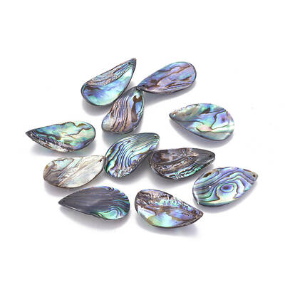 Natural Abalone Shell/Paua Shell Pendants