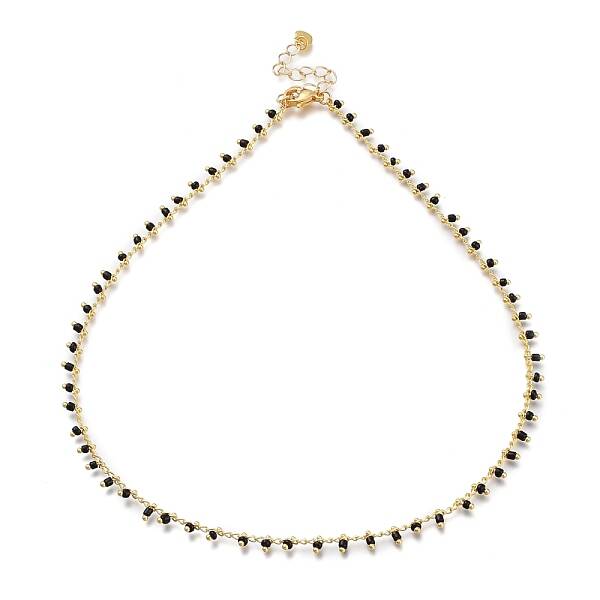 Brass Handmade Glass Beaded   Necklaces