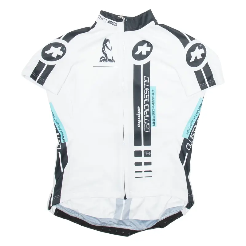 ASSOS Cycling Full Zip Mens Jersey White L