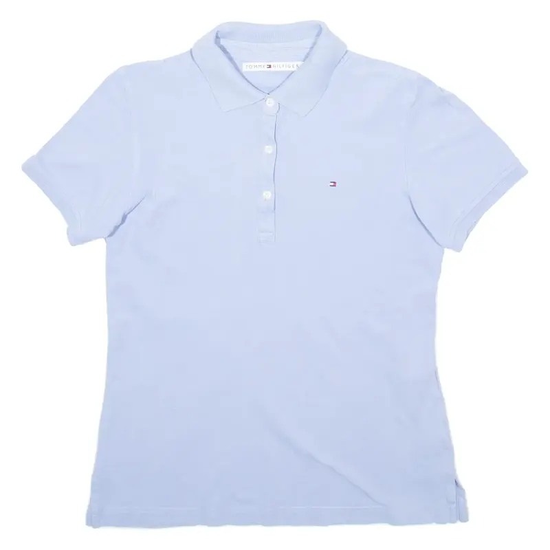 TOMMY HILFIGER Womens Polo Shirt Blue S