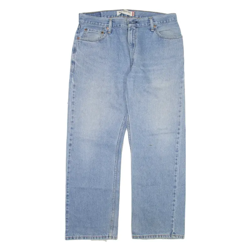 LEVI'S 505 Jeans Mens Blue Regular Straight W36 L30