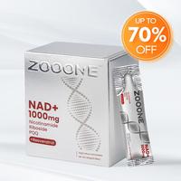 ZOOONE 1000mg NAD+ Berry Flavor Drink Mix for Skin Aging Support, Energy, and Focus[30 Pack]-T4