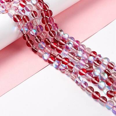 Synthetic Moonstone Beads Strands