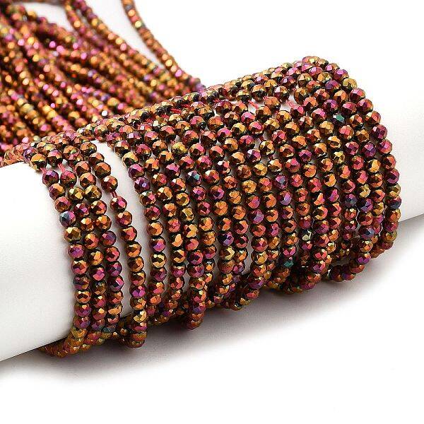 Electroplate Glass Beads Strands