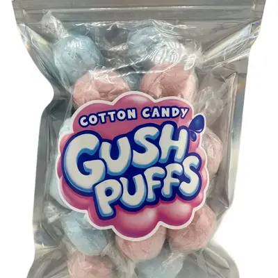 Cotton Candy Gush Puffs Sweet Snack