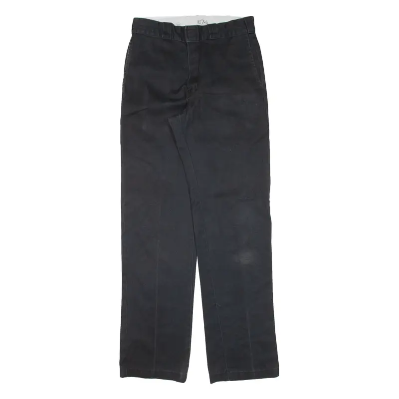 DICKIES 874 Workwear Mens Trousers Black Regular Straight W28 L34