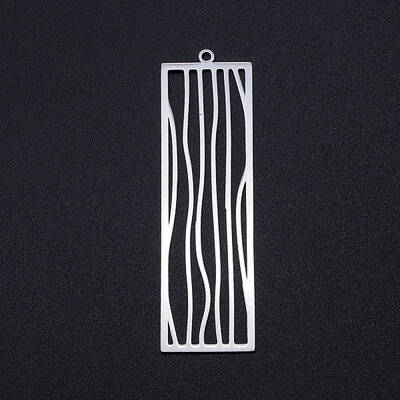 Tarnish Resistant 201 Stainless Steel Big Filigree Pendants