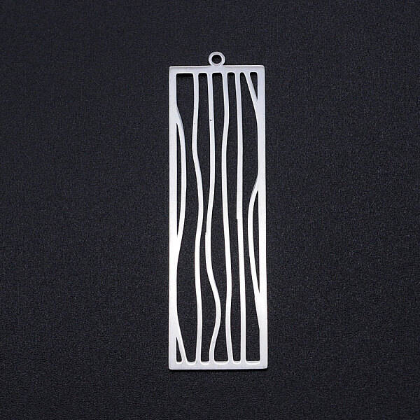 Tarnish Resistant 201 Stainless Steel Big Filigree Pendants