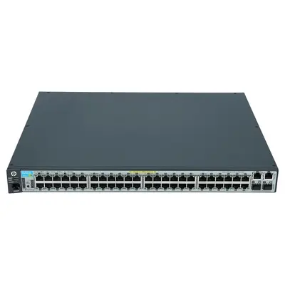 HP J9627A#ABG | Aruba 2620 Series 2620-48-PoE+ 48 x 10/100Base-TX RJ-45 PoE+ and 2 x 10/100/1000Base-T RJ-45 and 2 x SFP (min...