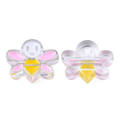Transparent Acrylic Enamel Beads