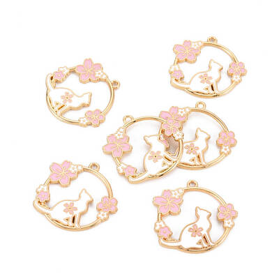 Eco-Friendly Alloy Enamel Pendants