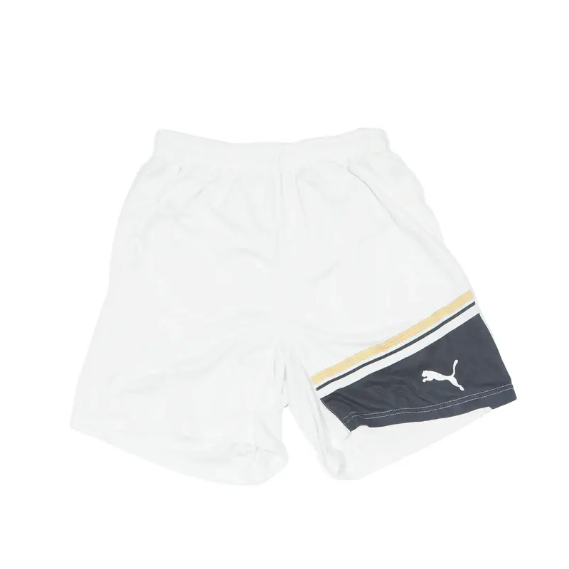 PUMA Mesh Lined Sports Shorts White Regular Mens S W24