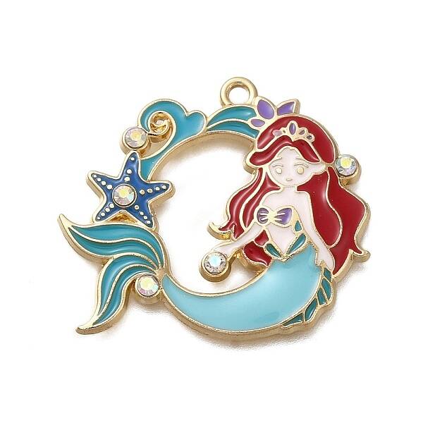 Alloy Enamel Pendants