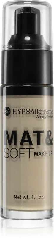 Bell Hypoallergenic Mat&Soft light mattifying foundation color 01 Light Beige 30 ml
